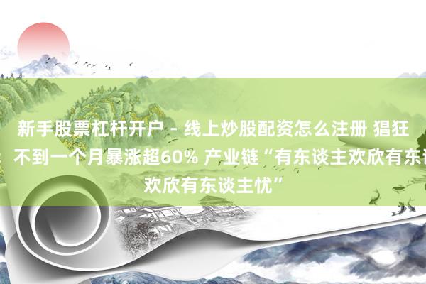 新手股票杠杆开户 - 线上炒股配资怎么注册 猖狂的白银：不到一个月暴涨超60% 产业链“有东谈主欢欣有东谈主忧”