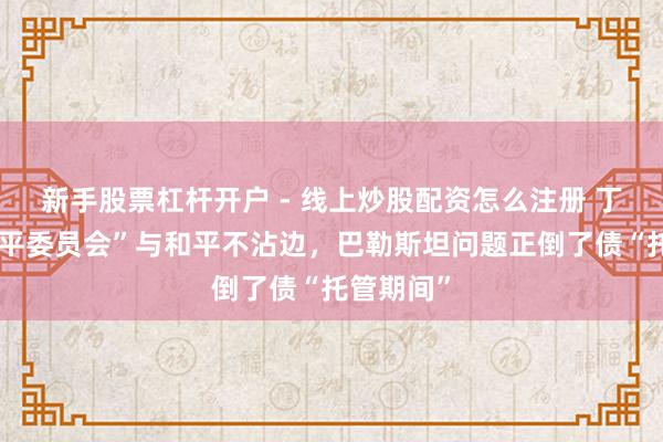 新手股票杠杆开户 - 线上炒股配资怎么注册 丁隆：“和平委员会”与和平不沾边，巴勒斯坦问题正倒了债“托管期间”