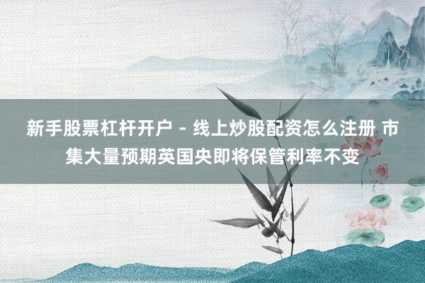 新手股票杠杆开户 - 线上炒股配资怎么注册 市集大量预期英国央即将保管利率不变