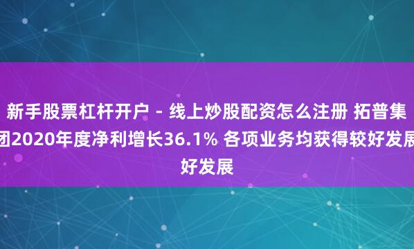新手股票杠杆开户 - 线上炒股配资怎么注册 拓普集团2020年度净利增长36.1% 各项业务均获得较好发展